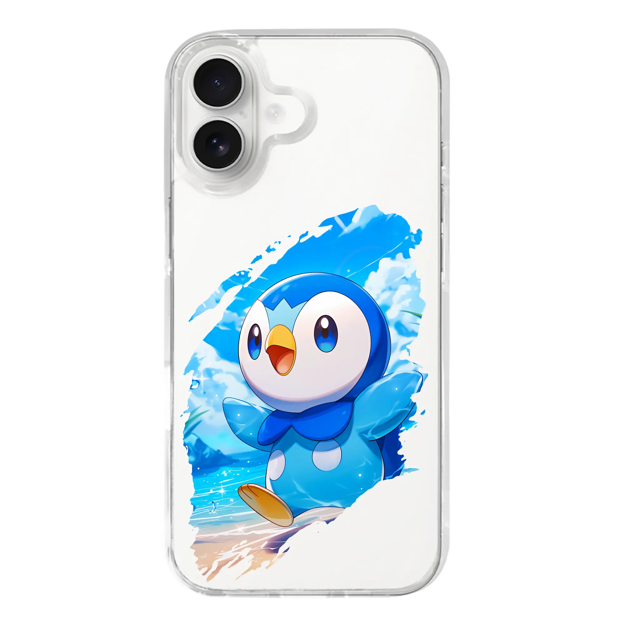 ポケモン グッズ,ポッチャマ - iPhone 17シリーズ 透明スマホケース – 薄型・耐衝撃・精密フィット保護カバー